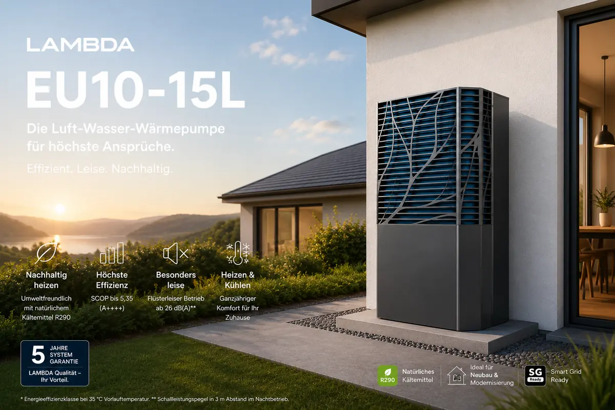 Lambda EU10 bis EU15L Wärmepumpe